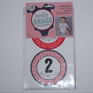 Belly Brags Sticker Milestones NEW